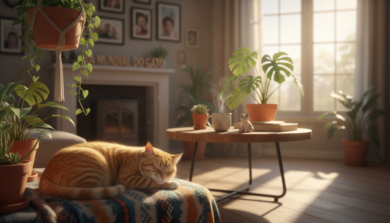 Dia Mundial do Gato: 5 Lições de Amor e Presença que Melhoram Sua Saúde Mental
