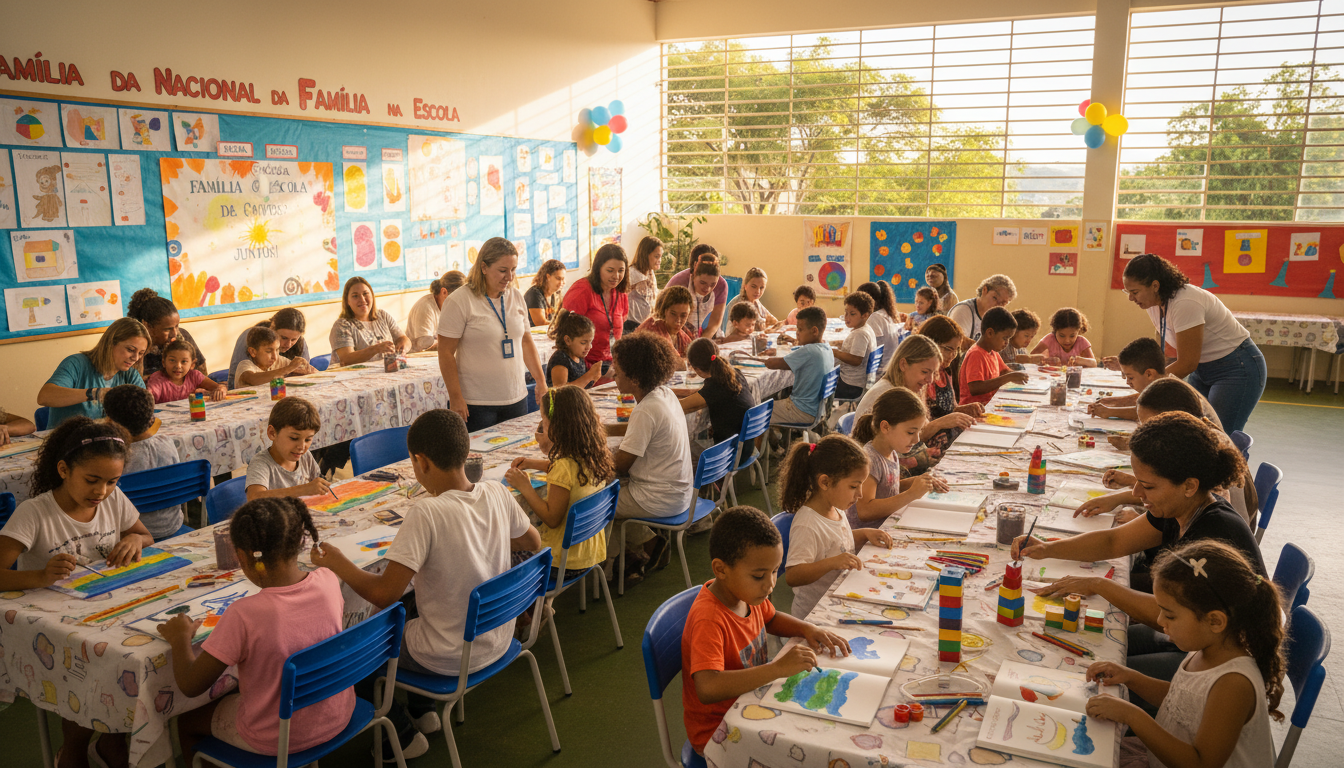 Dia Nacional da Família na Escola: 9 Benefícios da Participação Familiar no Desenvolvimento das Cria